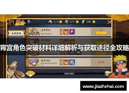 宵宫角色突破材料详细解析与获取途径全攻略